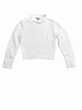 J. Crew Heritage Cotton Rollneck Sweater White